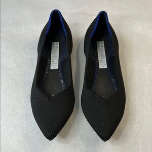 Rothy's Black and Blue Flats